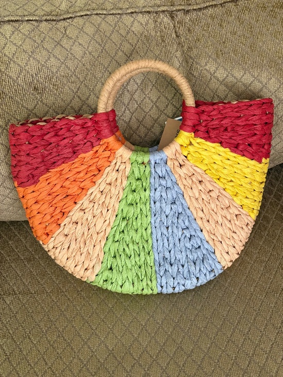 Handbags - Women’s  Colorful Straw Bag